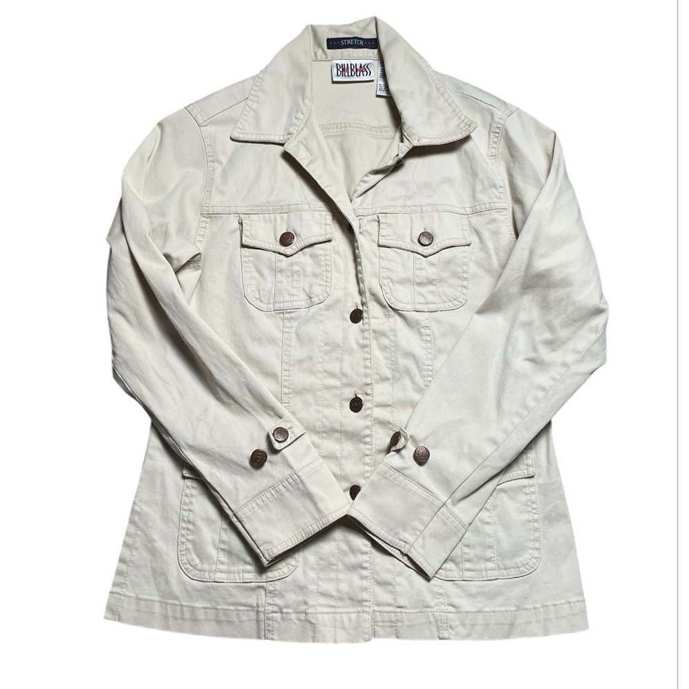 Bill Blass Jeans Women Cream jacket Size Small